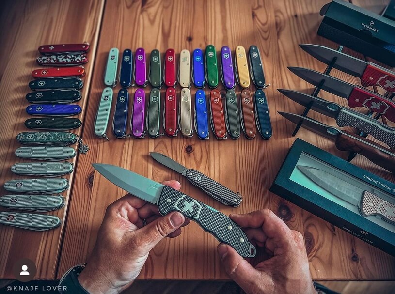 Moje sbírka Victorinoxů